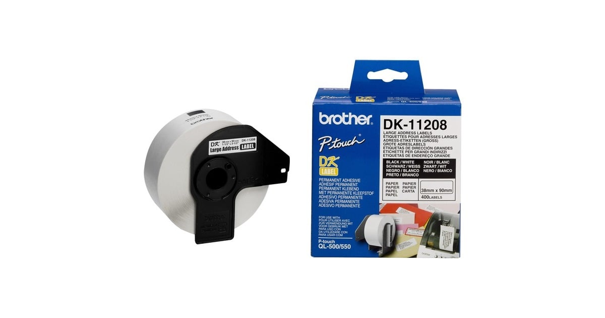 BrotherDK-11208 printlint  (38x90 mm, 400 labels)
