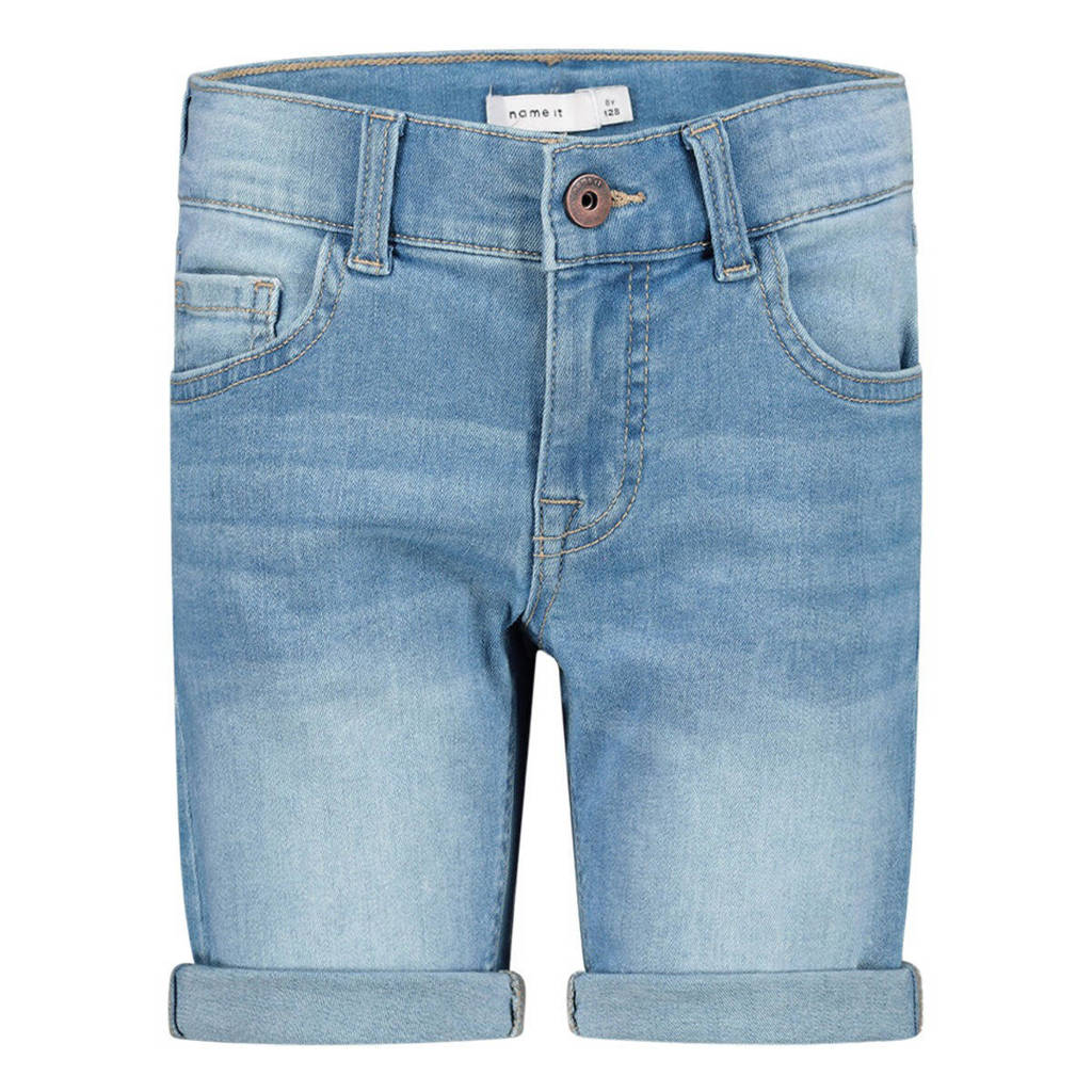 NAME IT slim fit denim short NKMSOFUS light blue denim