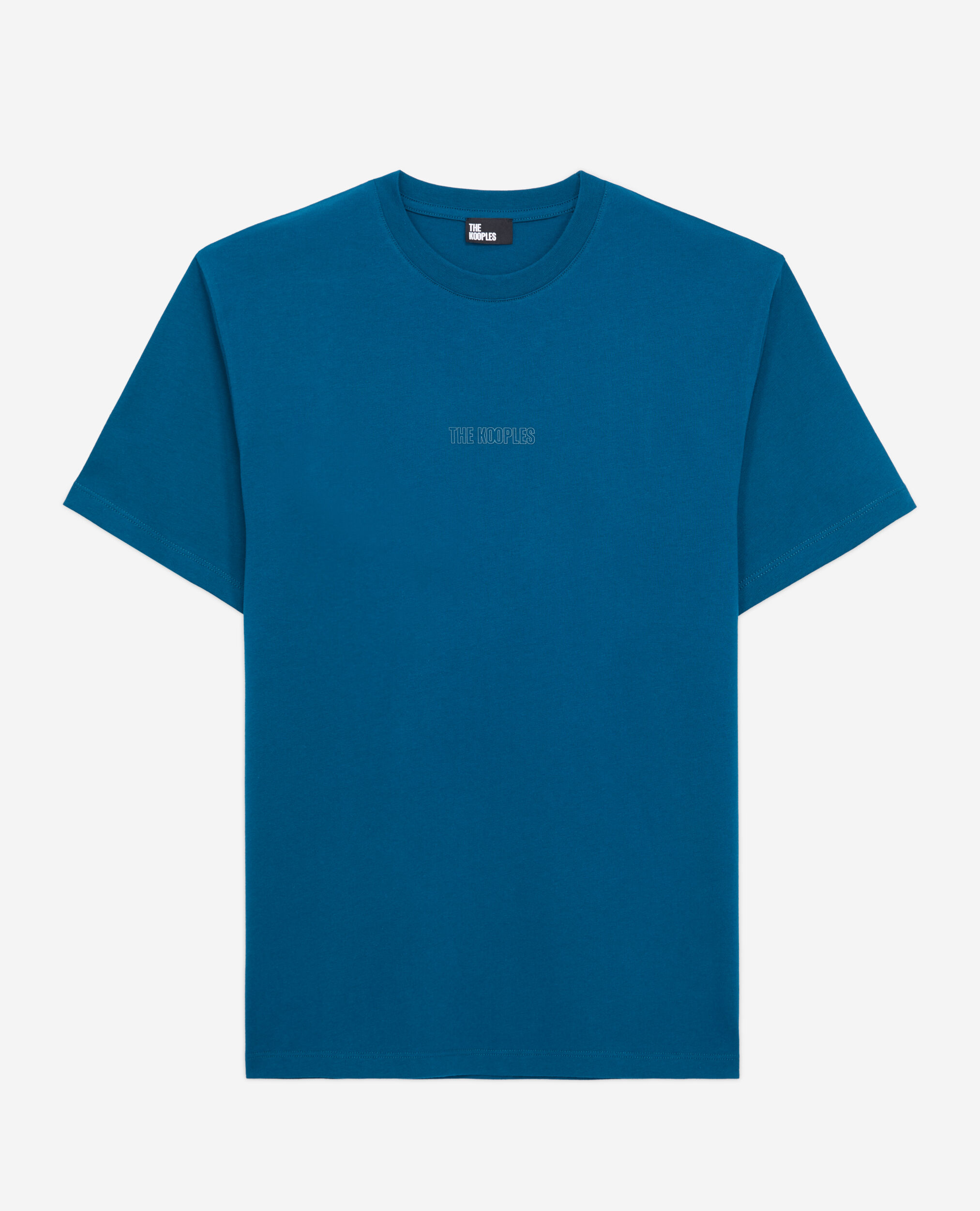 T-shirt bleu avec logo