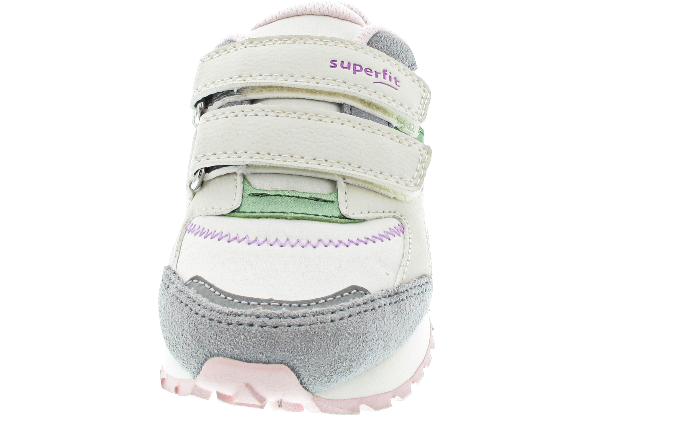 Superfit DASH Halbschuh Klett weiss kombi