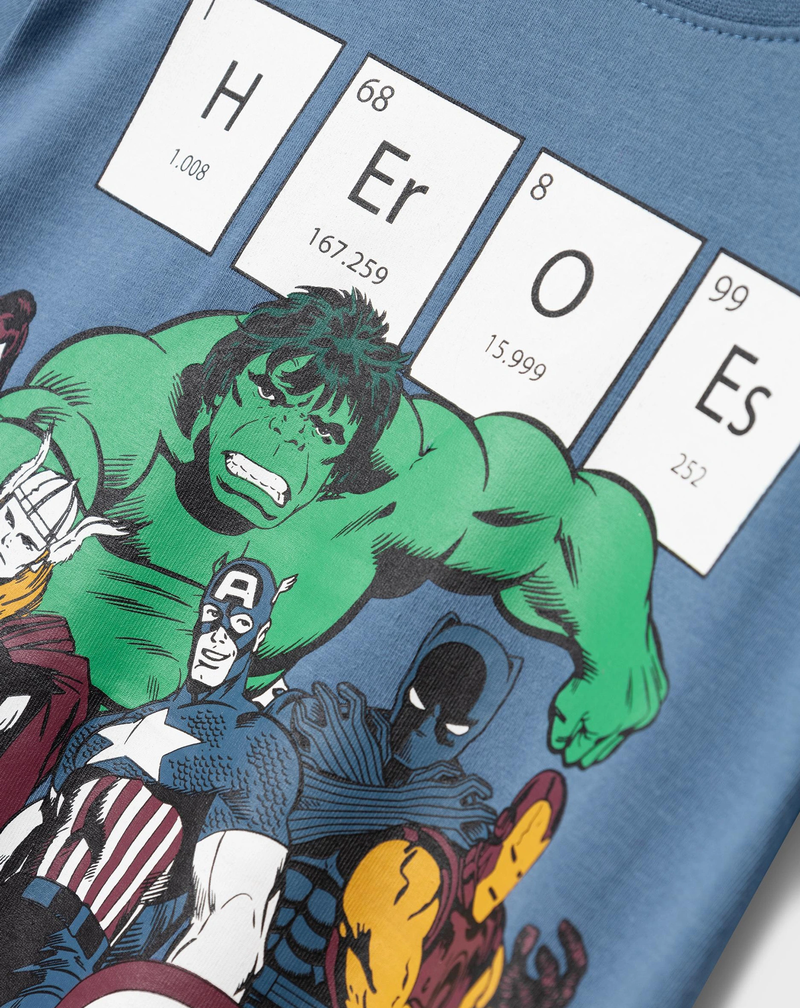 T-Shirt NKMNIKLAS MARVEL HEROES in bijou blue