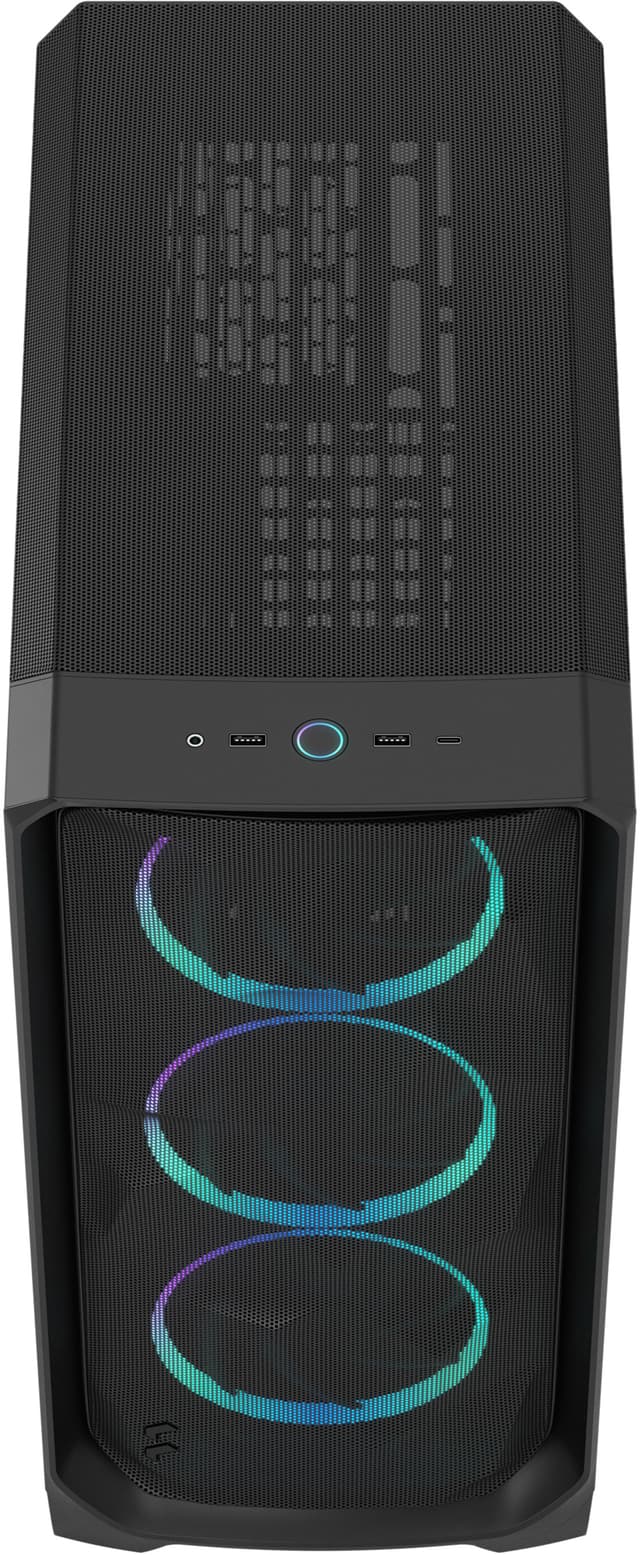 Fractal Design Meshify 3 ARGB PC kabinet (sort/let tonet)