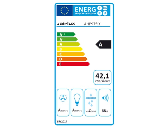 AIRLUX - Hotte decorative murale AHP975IX
