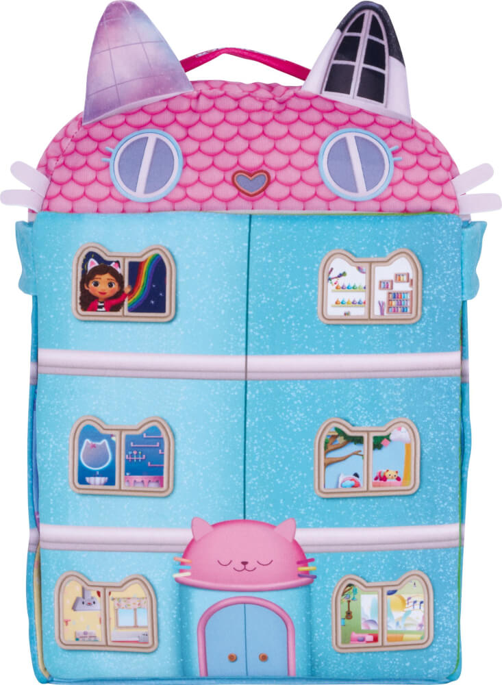 Gabby‘s Dollhouse, Spielhaus mit 3 Figuren und Lift, ca. 36 cm