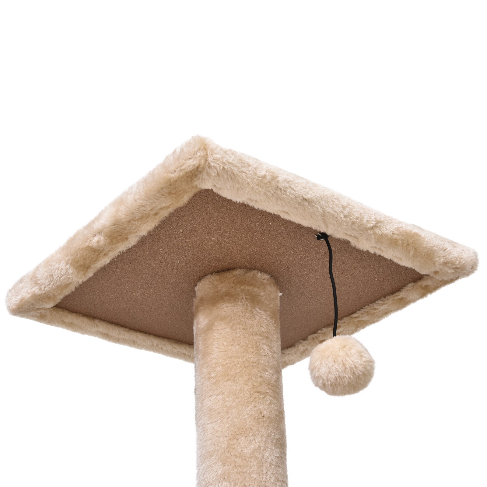 PawHut Katzenkratzbaum mit Hängebett 40 x 40 x 124 cm (LxBxH)