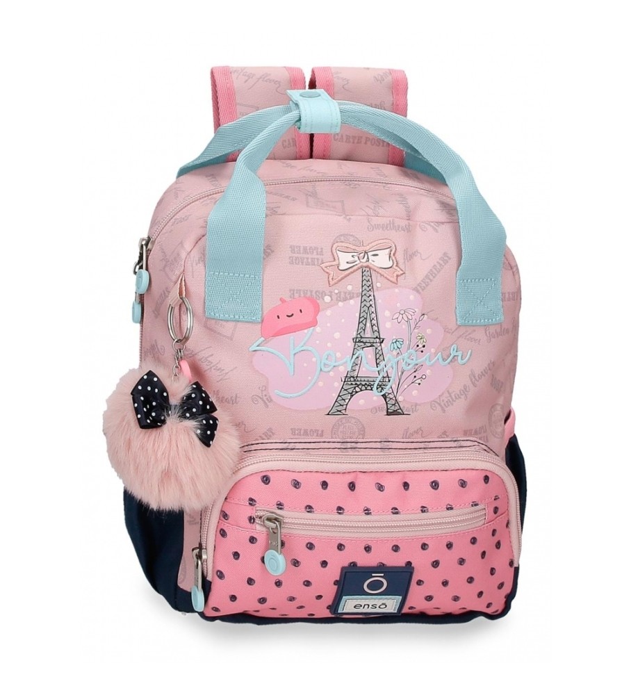 Enso Mochila Bonjour 28cm rosa