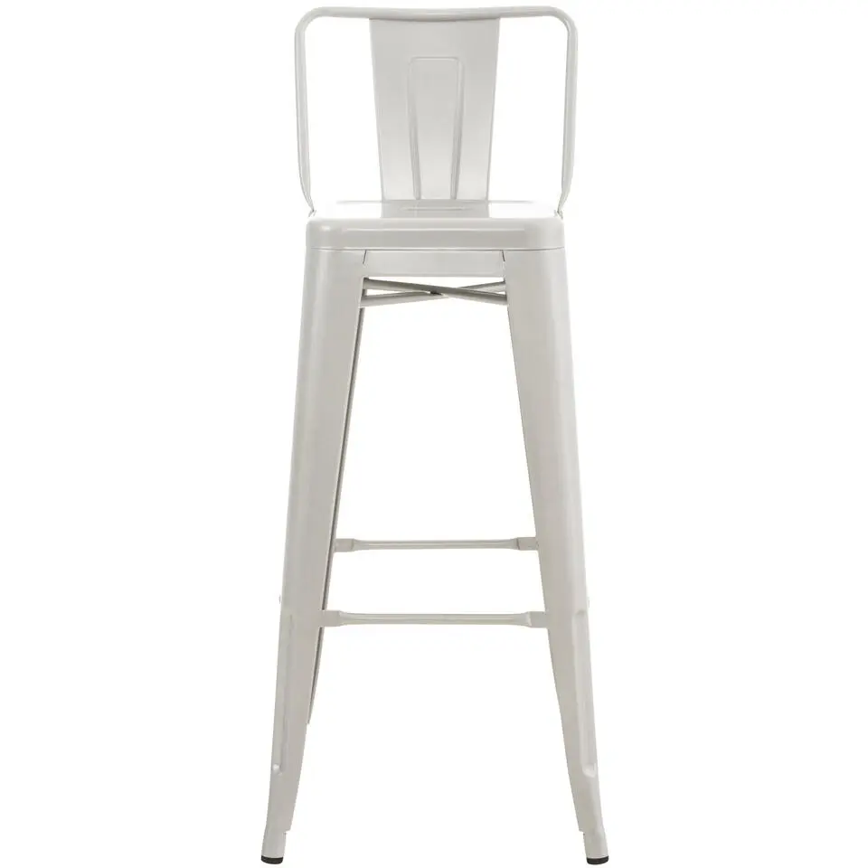 CLP Barkruk Mason natura Frame - Metaal - zilver