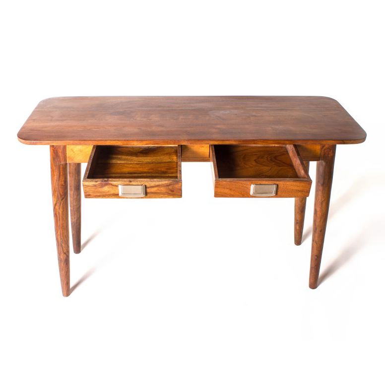 Tisch 'Motley' mit 2 Schubladen, natur, B 115 cm, H 76 cm, T 40 cm von fischer's lagerhaus