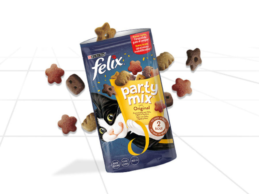 Felix Party Mix Original Petiscos para Gatos
