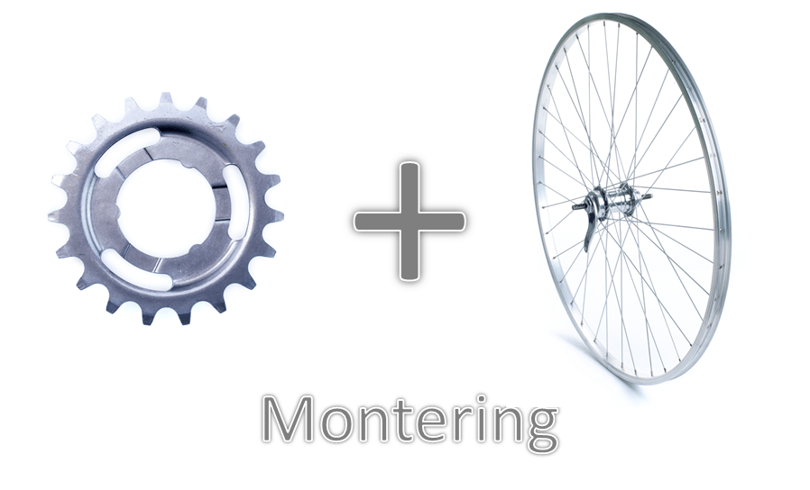 Montering af gearhjul