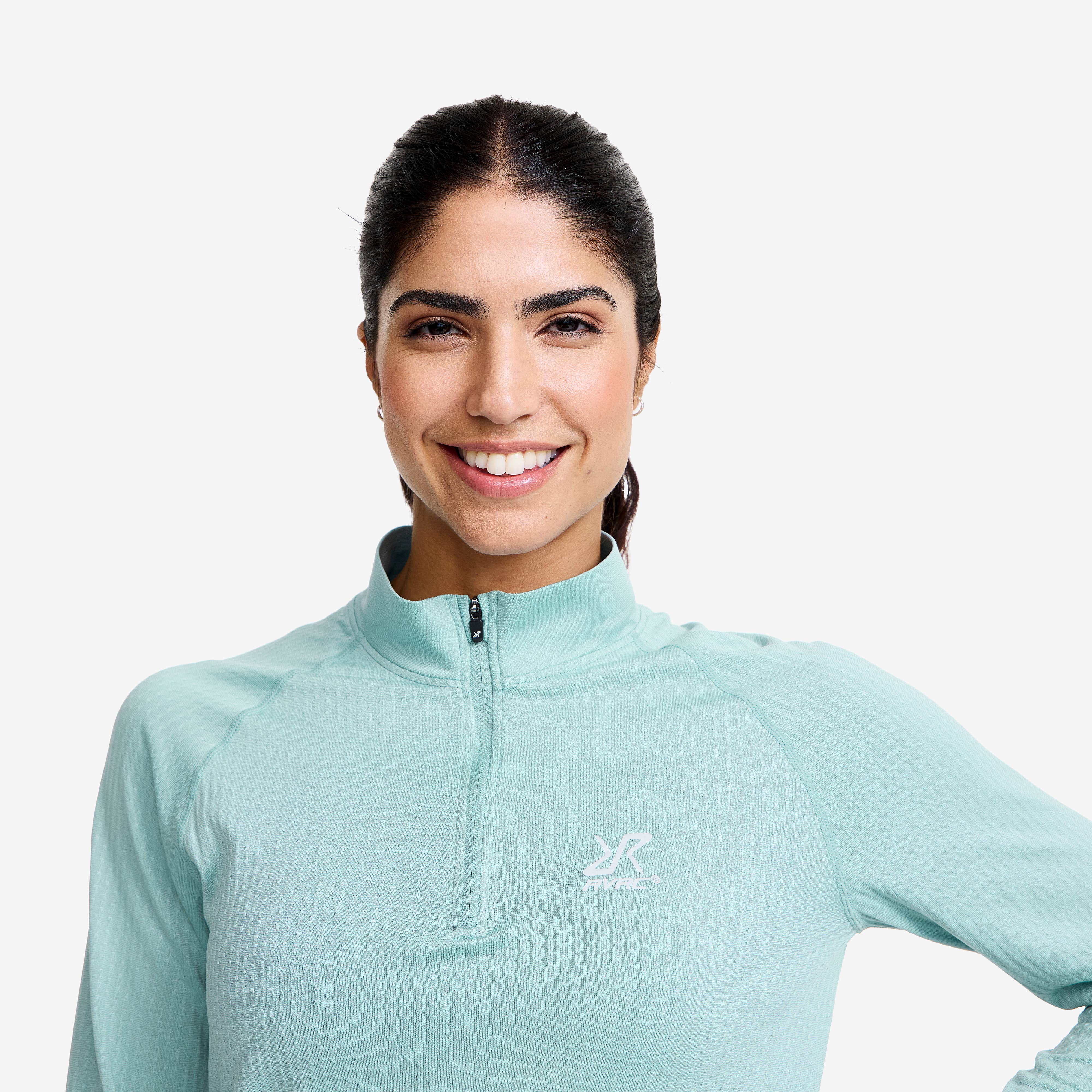 Focus Half-zip Seamless Top Dame Arona