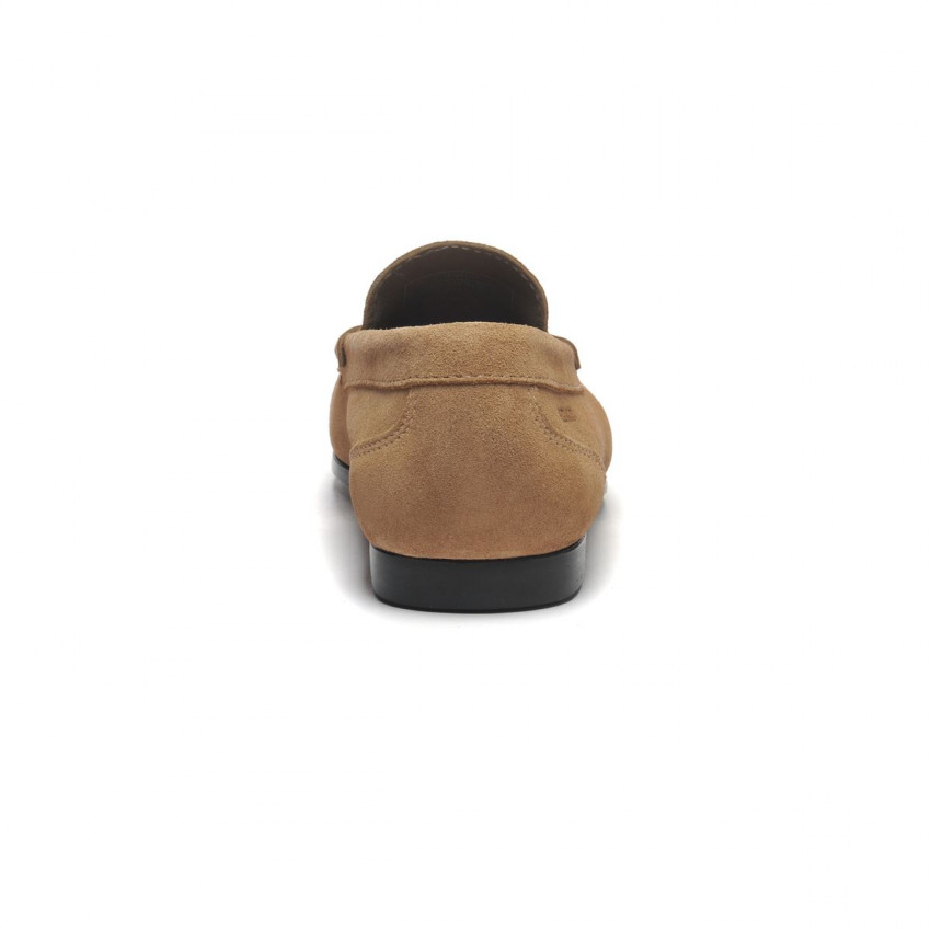 BYRON SUEDE Beige Camel MOCASSIN-Mocassin pour homme en cuir suede