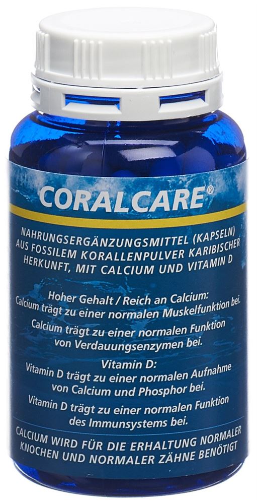 CORALCARE karibischer Herkunft mit Vitamin D3 Kaps 1000 mg VitD3 Ds 120 Stk