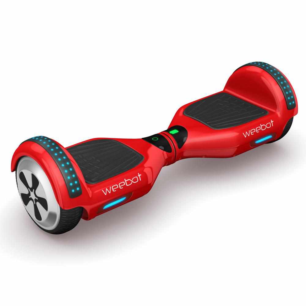 Hoverboard Light Rouge LED Bluetooth  Musique 6,5 Pouces