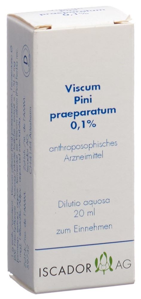 VISCUM praeparatum 0.1 %<br>20 ml, Flasche, Tropfen zum Einnehmen, Flüssigkeit, zum Einnehmen