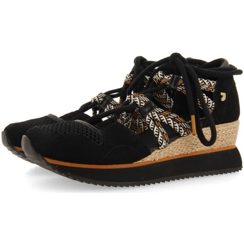 Gioseppo - SNEAKER ABIERTA CON CUÑA PARA MUJERIONA NEGRO Negro