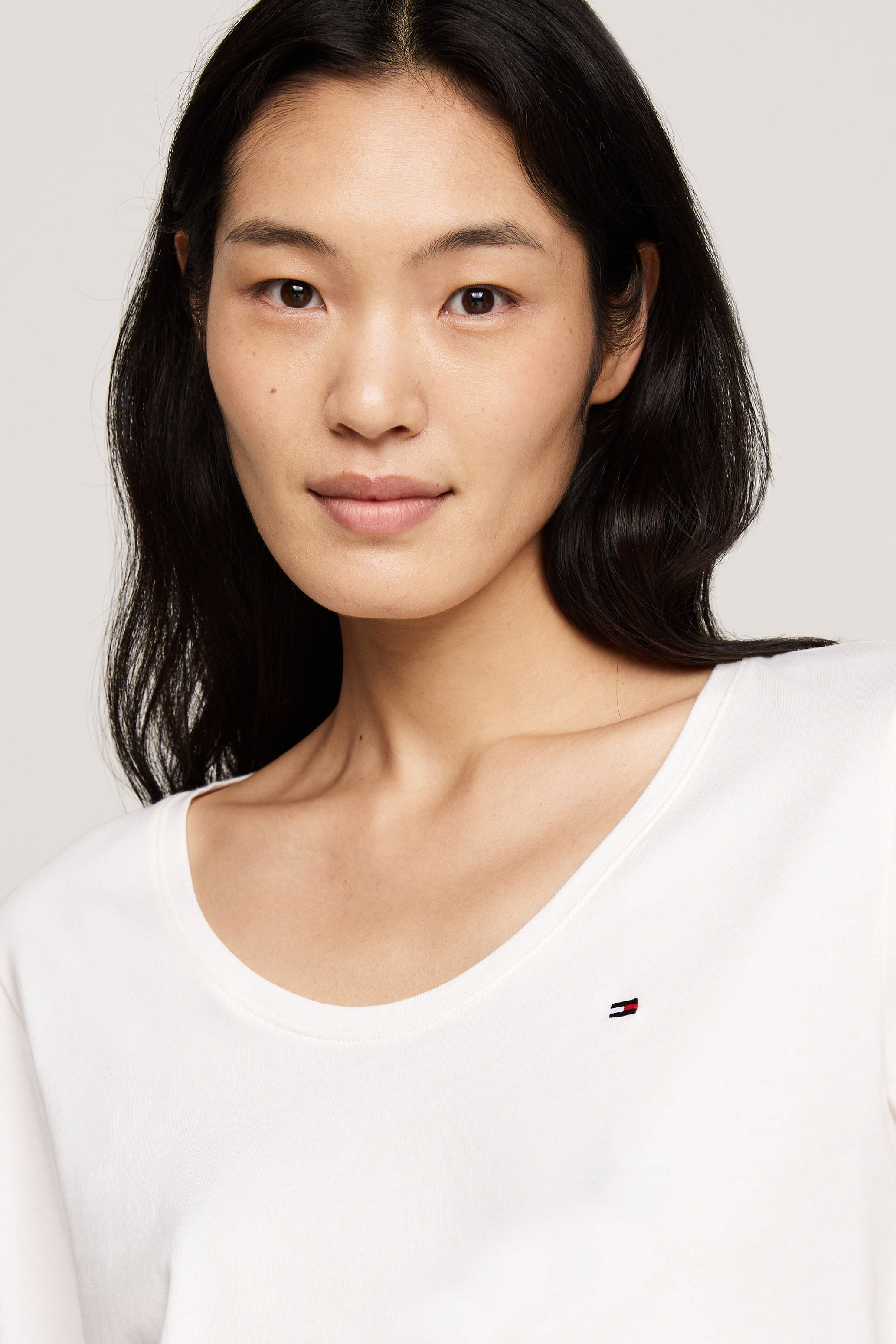 Tommy Hilfiger pyjama wit/donkerblauw