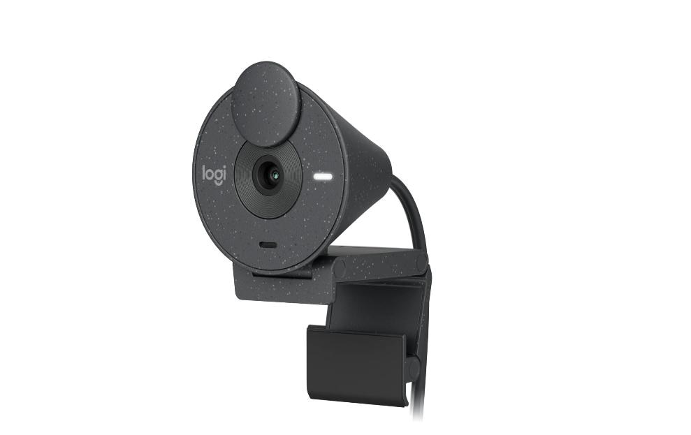 Webcam Brio 305 Graphite, 1080P 30 fpsStellen Sie Ihren Mitarbeitern eine benutzerfreundliche Webcam für eine bessere Zusammenarbeit zur Verfügung