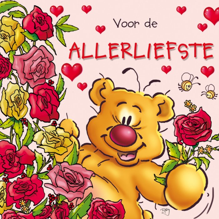 Doodles | Liefdeskaart | rozen