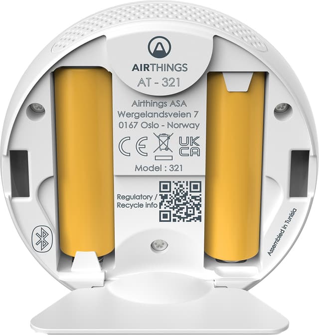 Airthings Wave Enhance indendørs luftkvalitetsmåler 3302775 (hvid)