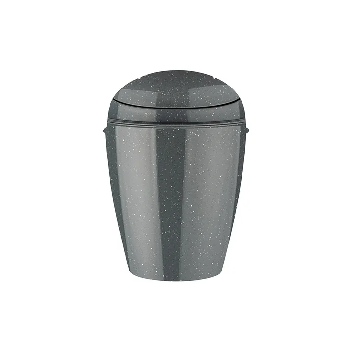 Koziol - DEL Schwingdeckeleimer XS, recycled ash grey