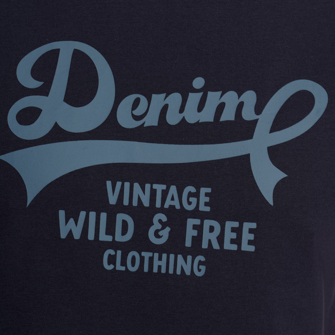 VanVaan Denim Herren T-Shirt mit Print dunkelgrau