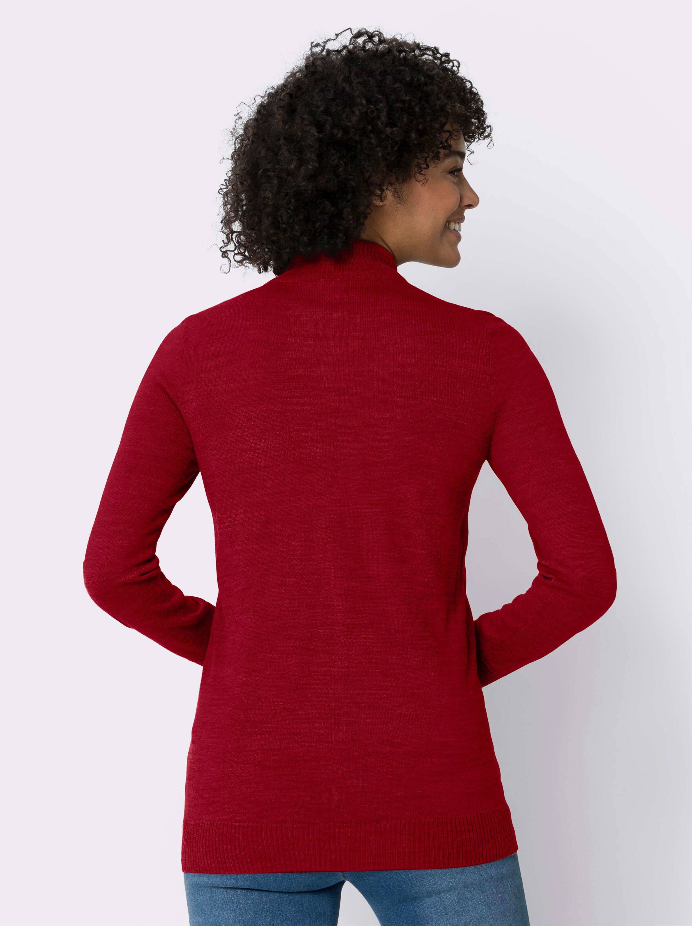 Stehkragenpullover