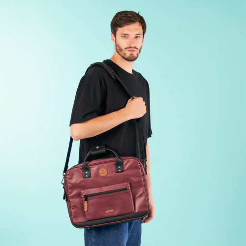 Sac ordinateur Perth framboise