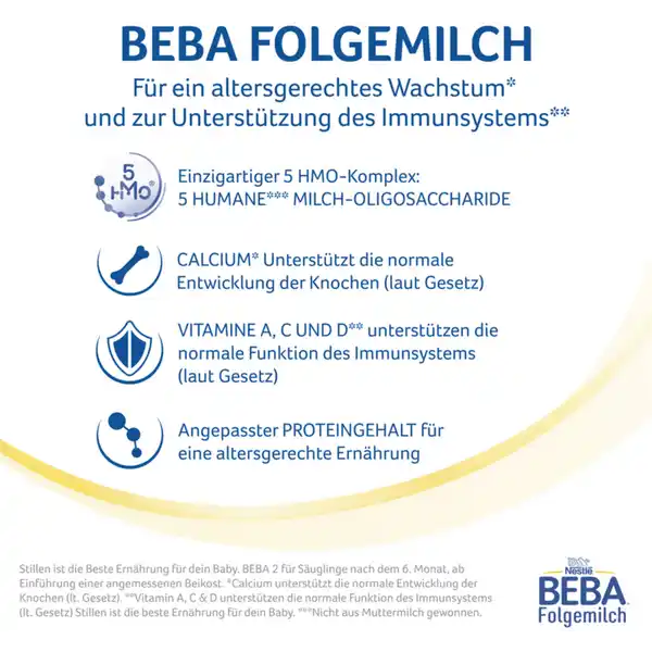 3 Folgemilch ab dem 10. Monat