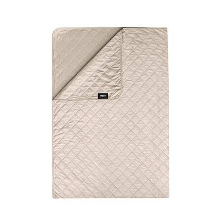 Bedsprei Velvet Ruit - Beige