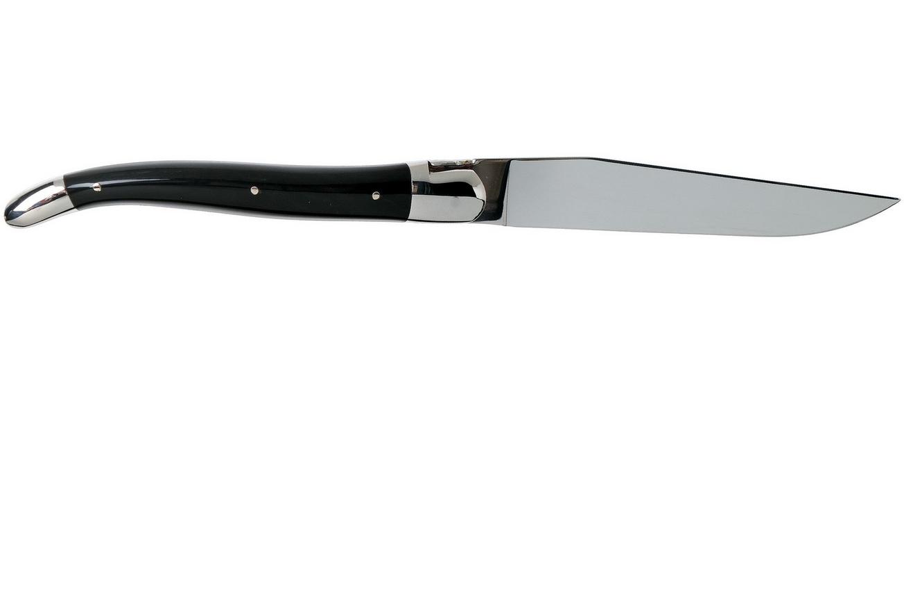 Forge de Laguiole T22MINBF hoorn gepolijst 2-delige steakmessenset