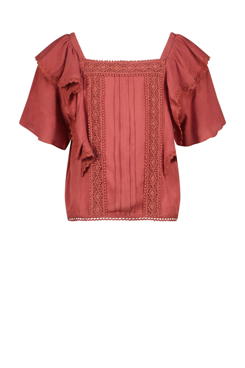 Vingino T-shirt Lilah donkerrood