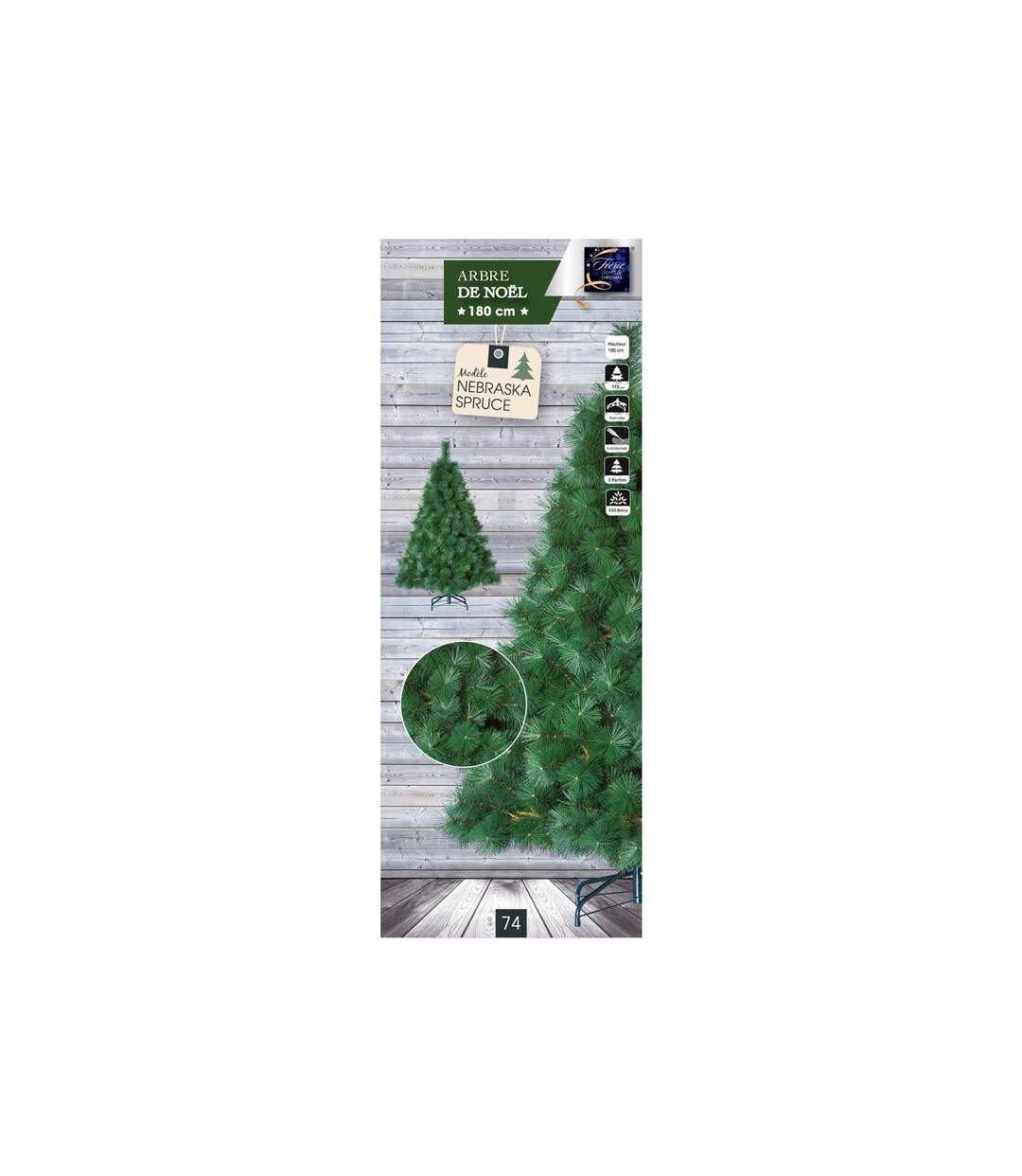 Paris Prix - Sapin De Noël nebraska Spruce 180cm Vert