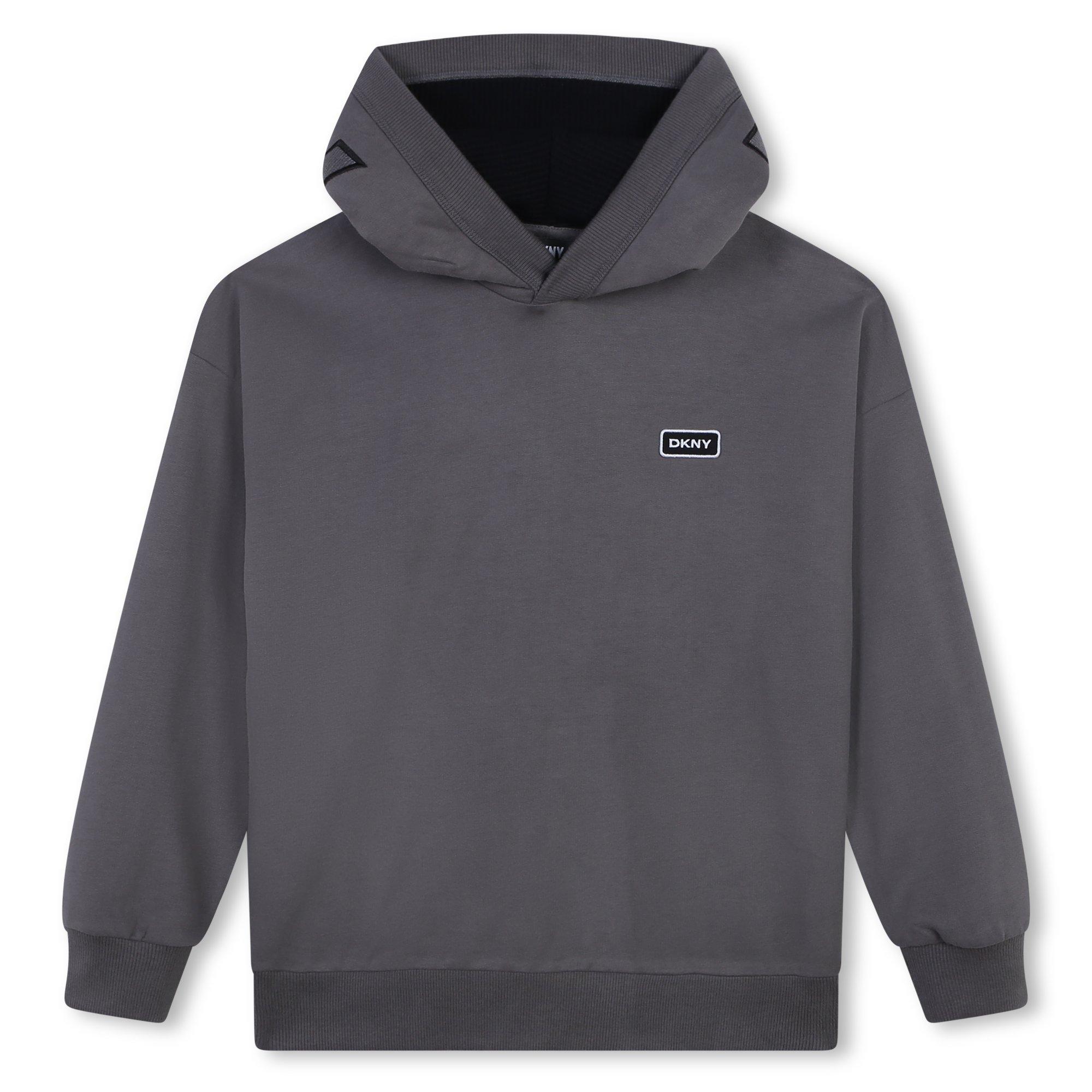 DKNY Logo Applique Hoodie Juniors
