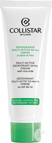 Collistar Déodorant Multi-Actif Crème 24h Au Lait De Riz Tube 75ml