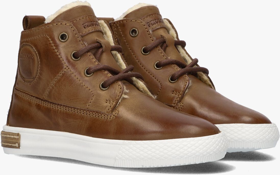 PINOCCHIO bruine pinocchio hoge sneaker p2851