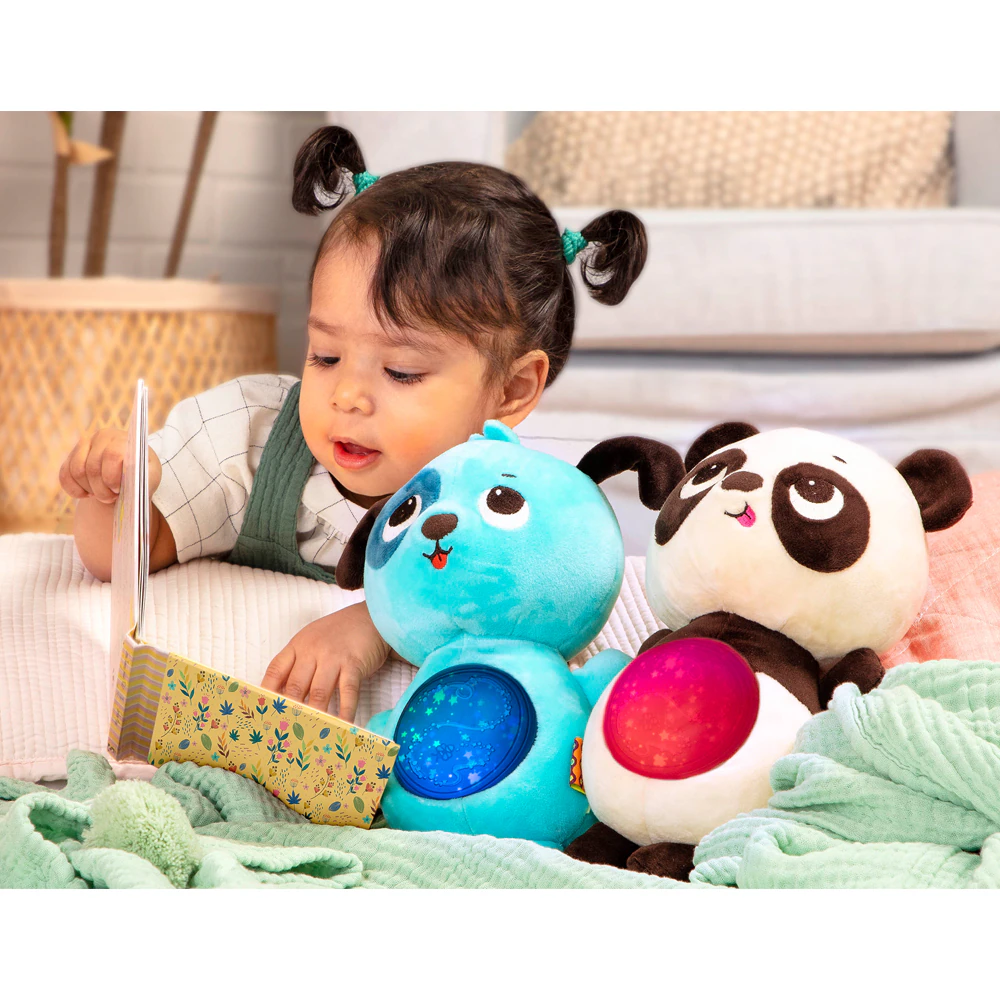 B.TOYS B. Twinkle Tummies - Hund mit Licht und Sound