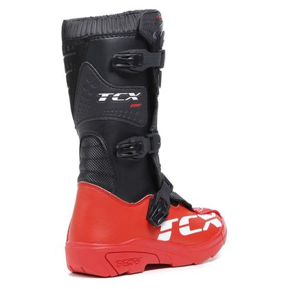 Bottes cross TCX Boots COMP KID - BLACK/RED - Noir / Rouge