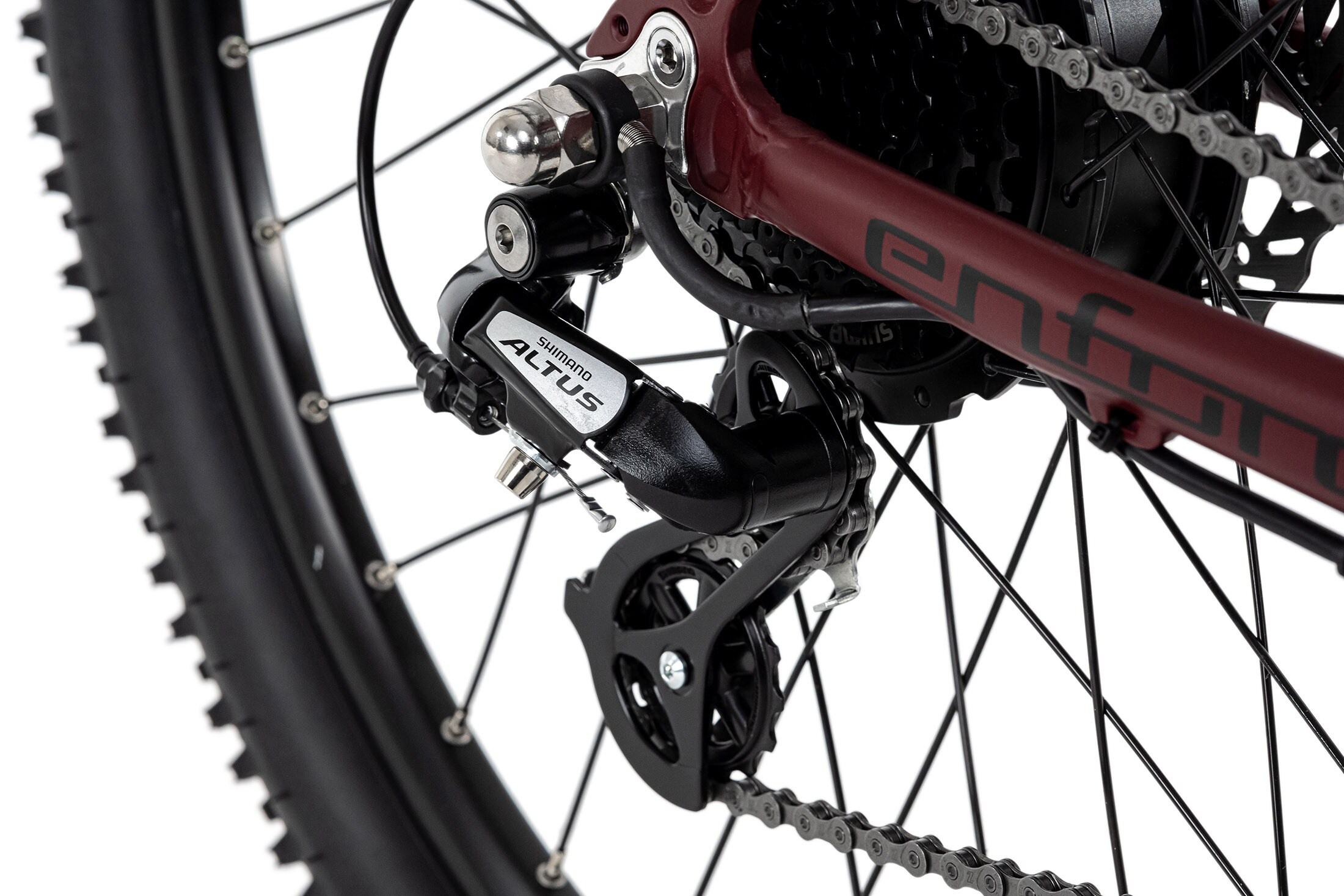 Adore E-Mountainbike 27,5'' Adore Enforce rot 250 Watt Li-Ion 36V/14 Ah/504 Wh