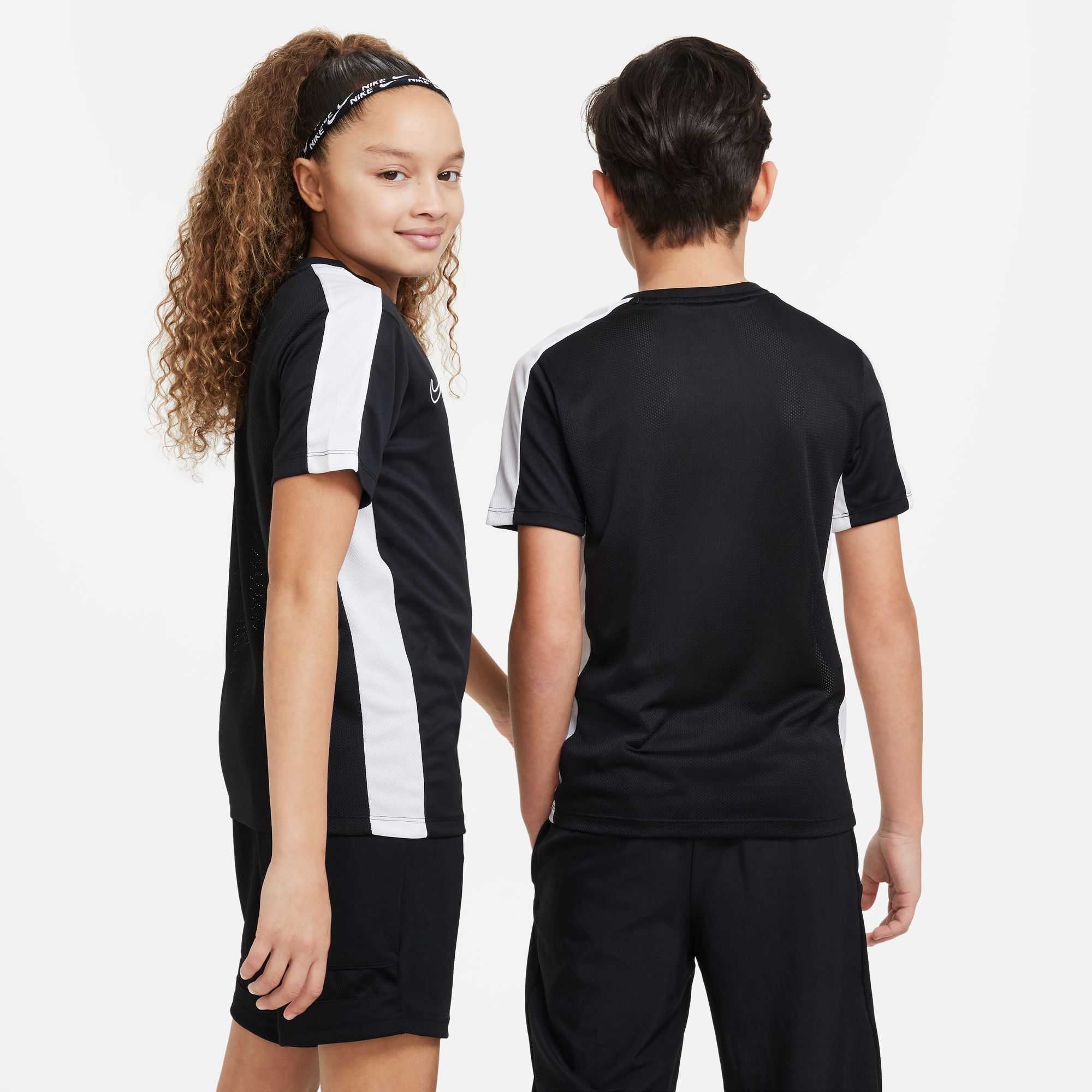 Dri-FIT Academy23 Football Tee Junior 010/Black/White/White