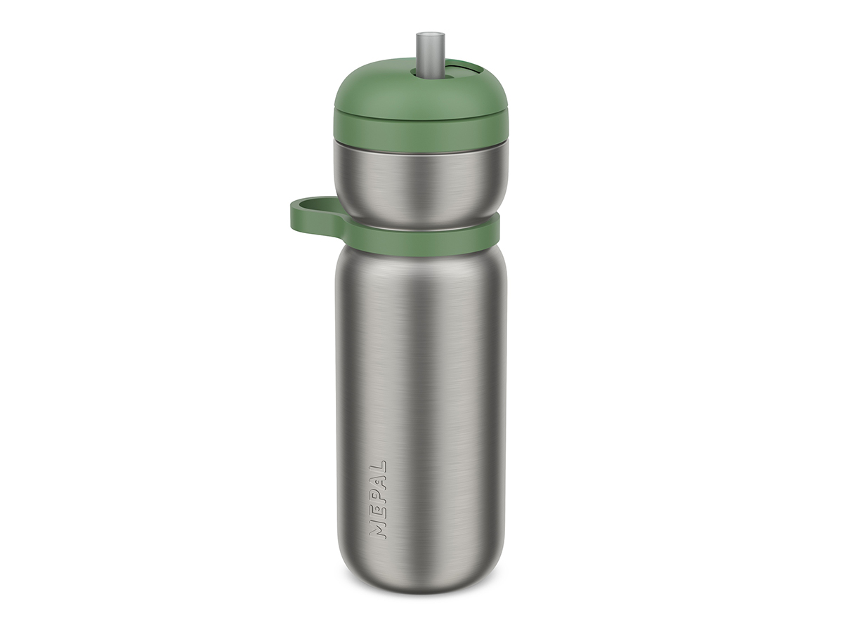 Mepal Sport twist 600 ml isoleerfles - Moss green