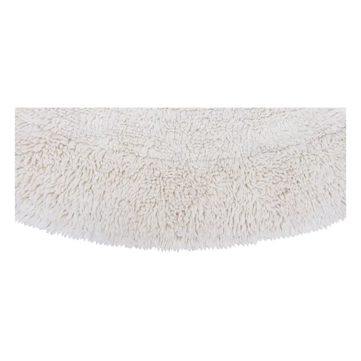 Lorena Canals Tapis rond Arctic circle 250x250 cm | Blanc