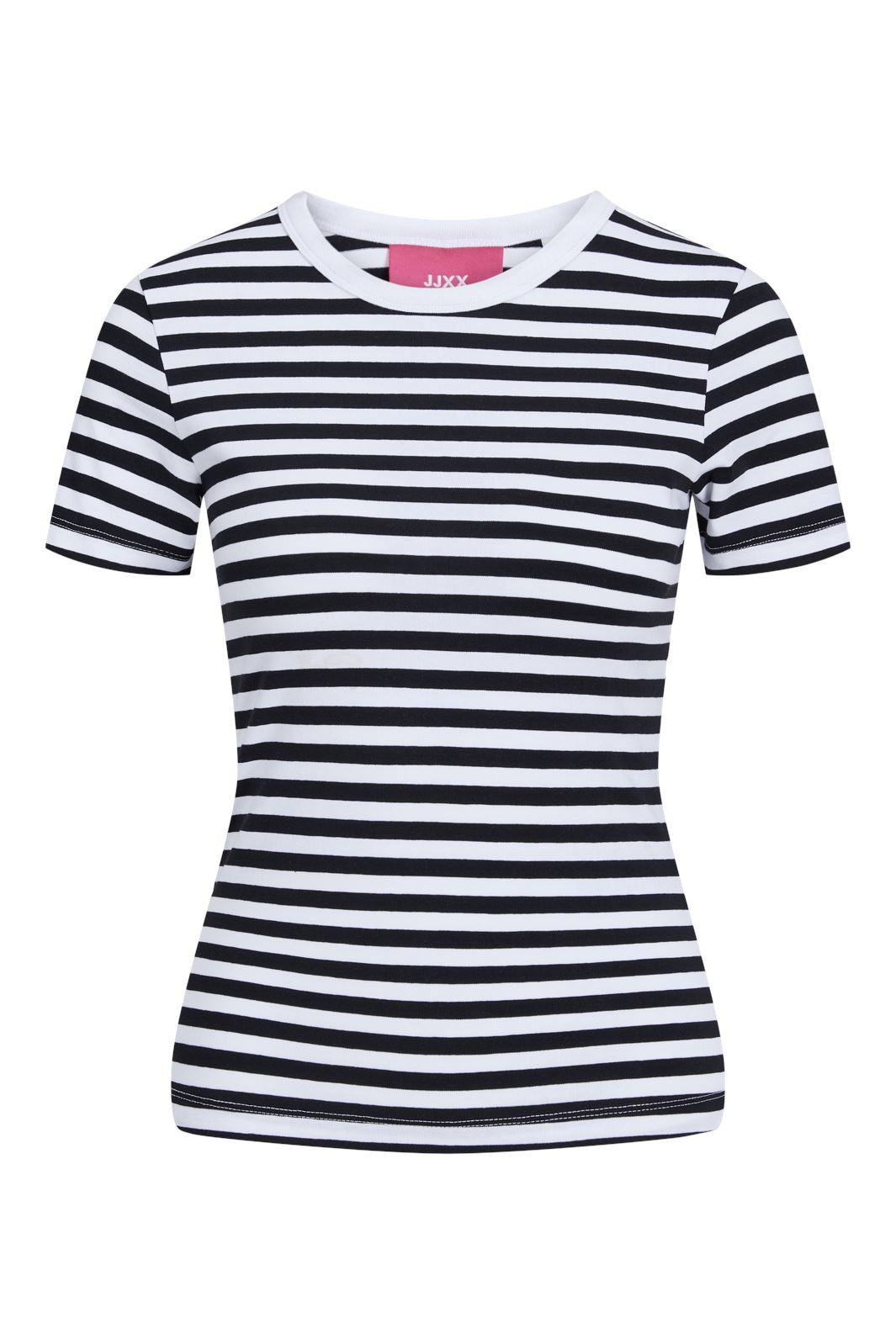 Jjxx Jxgigi Str Ss Stripe Tee Sn 4389663 bright white black