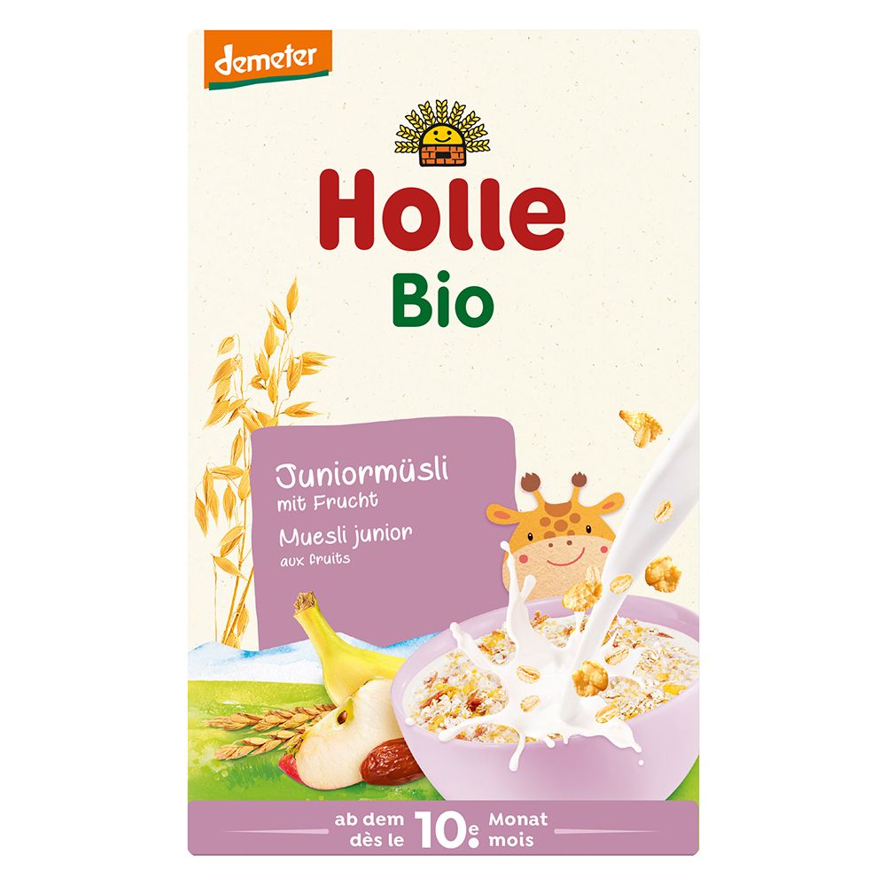 Holle Bio Juniormüsli Mehrkorn mit Frucht ab dem 10. Monat