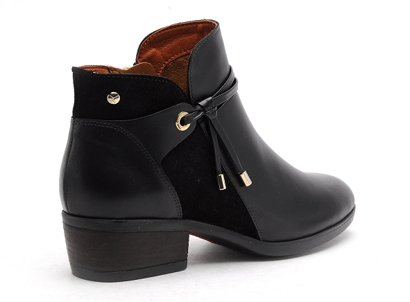Pikolinos boots bottine plates femme w1u 8505 noir