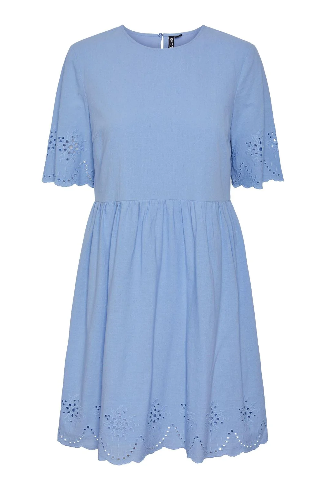 Pieces Pcalmina 2/4 Embroidery Dress 4486682 hydrangea
