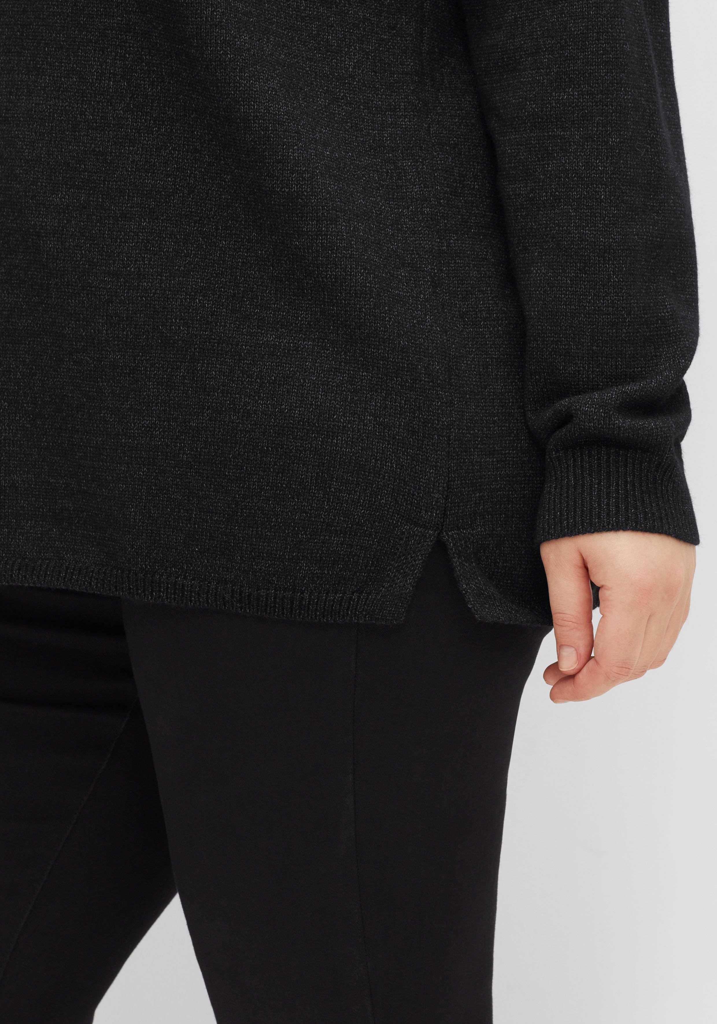 Strickpullover mit Knopfleiste, in warmer Qualität