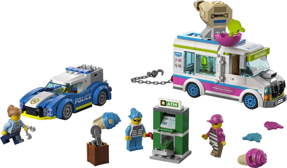LEGO®CITY 60314 - LA COURSE-POURSUITE DU CAMION DE GLACES