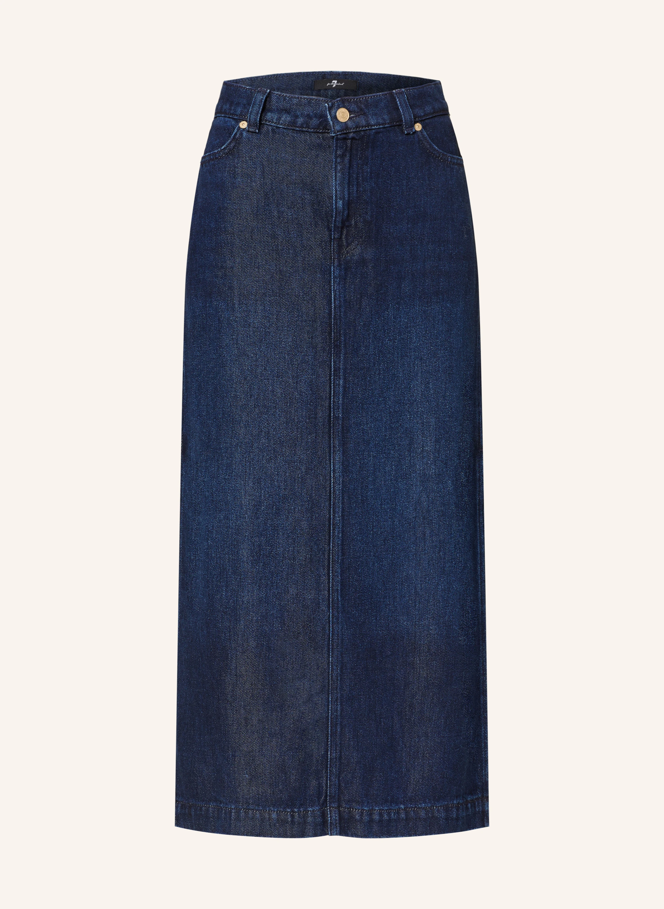 7 for all mankind Jeansrock MIDI SKIRT