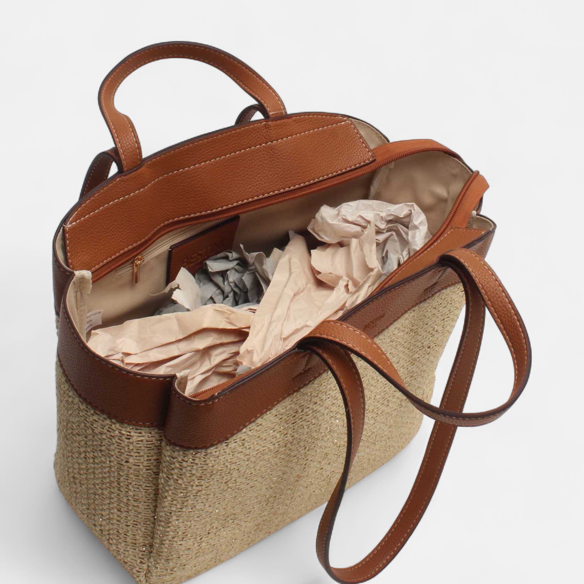 Sac à main ecru